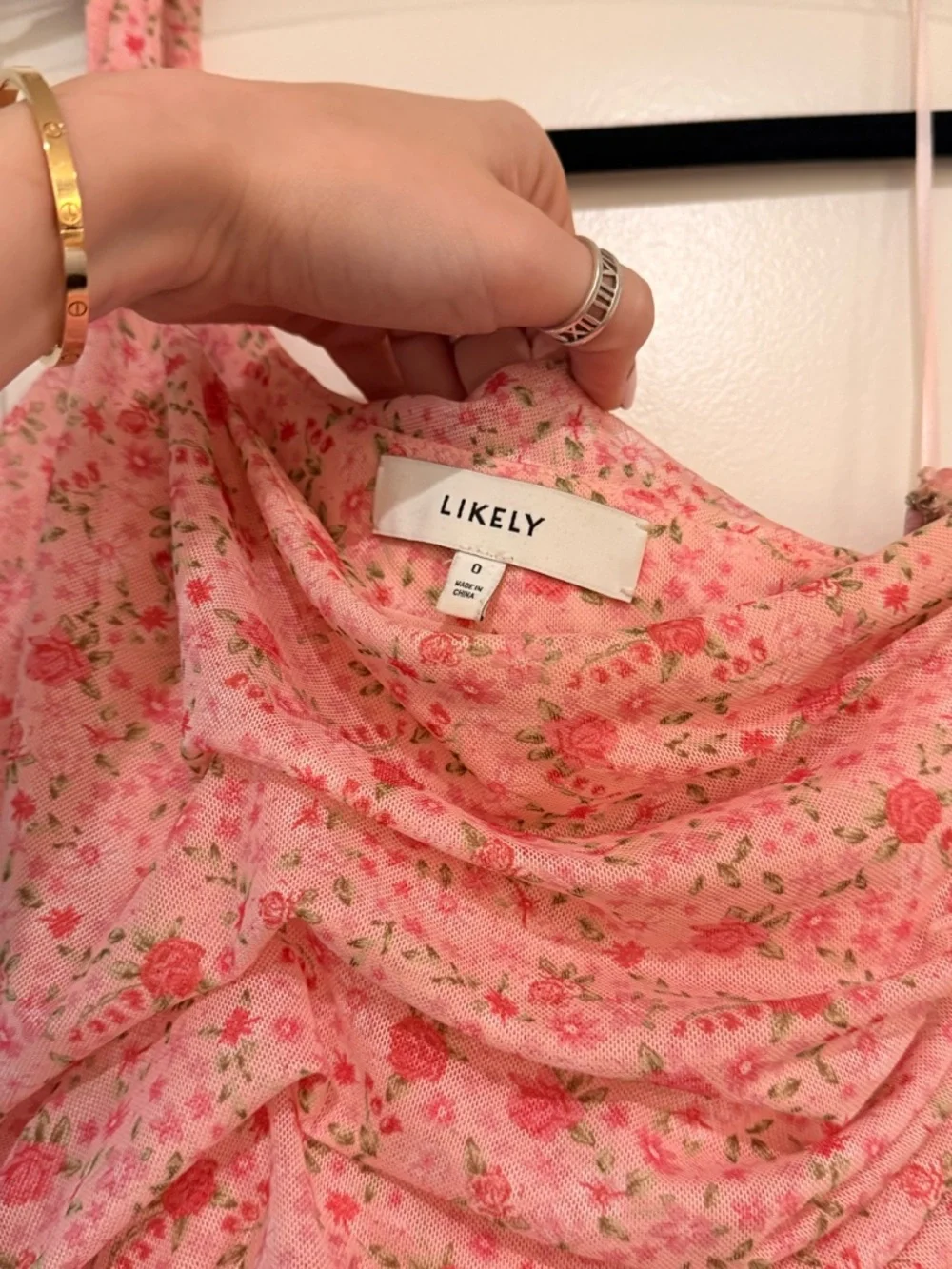 Likely Pink Floral Garden Party Midi/Maxi Dress - Like New - Picture 7 of 7